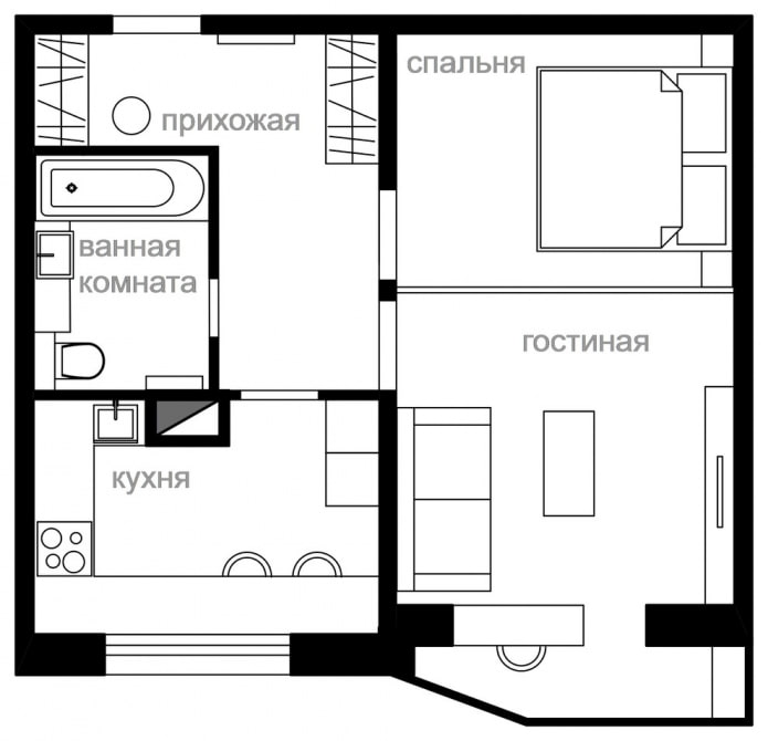 Redevelopment with an opening