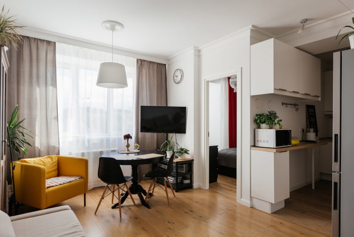 Living room-kitchen