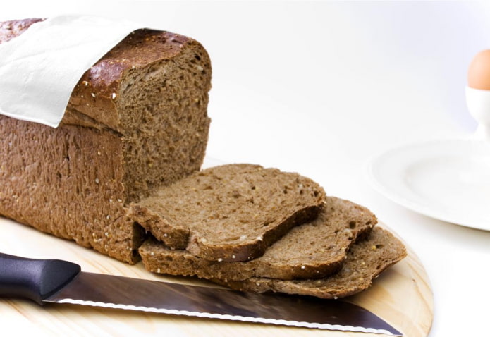 Bread in slices