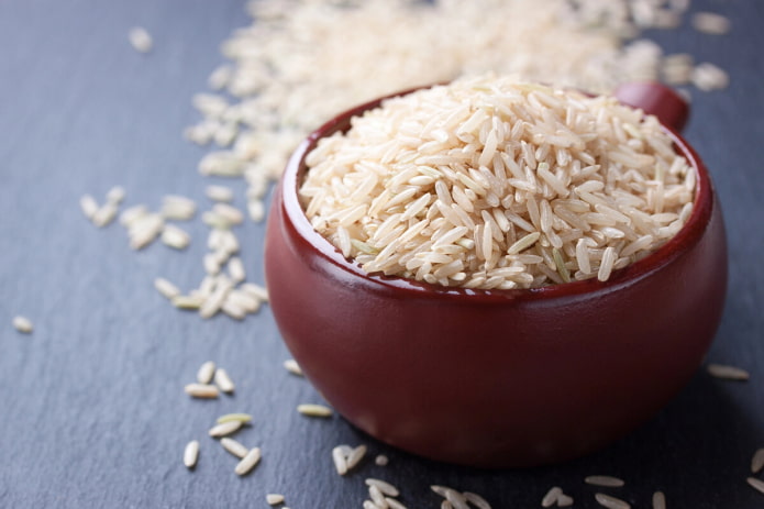 Rice grains