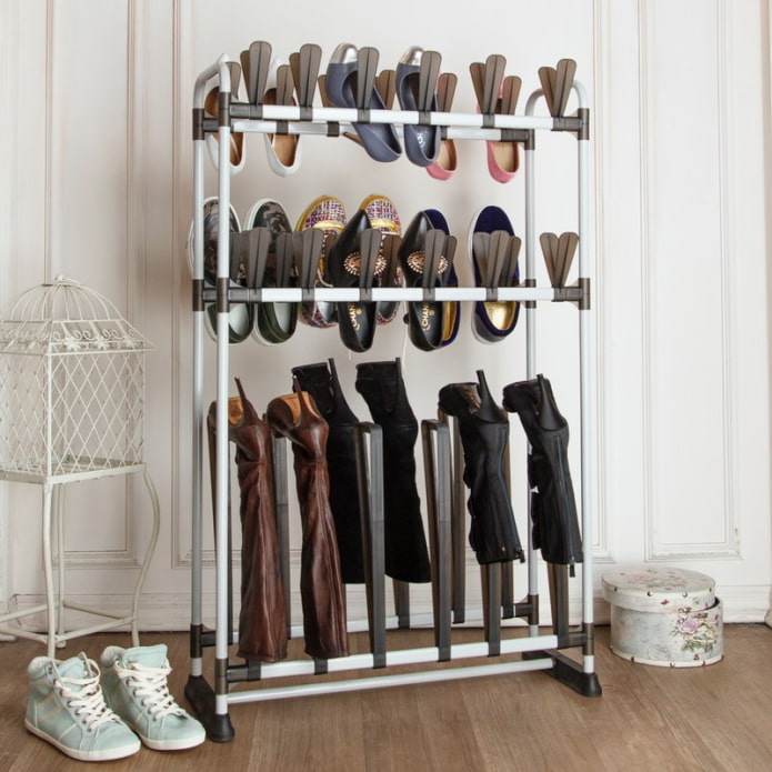racks for boots and shoes