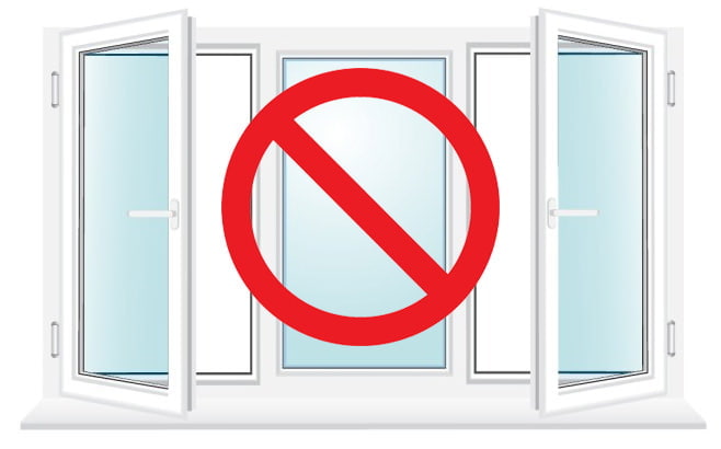 do not open windows