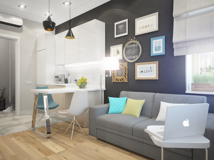 kitchen-living room
