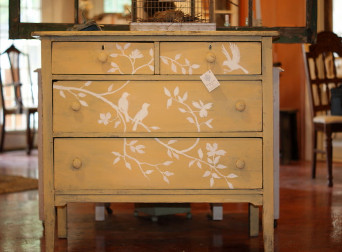 Stencil painting