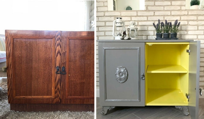 Remodeling the cabinet