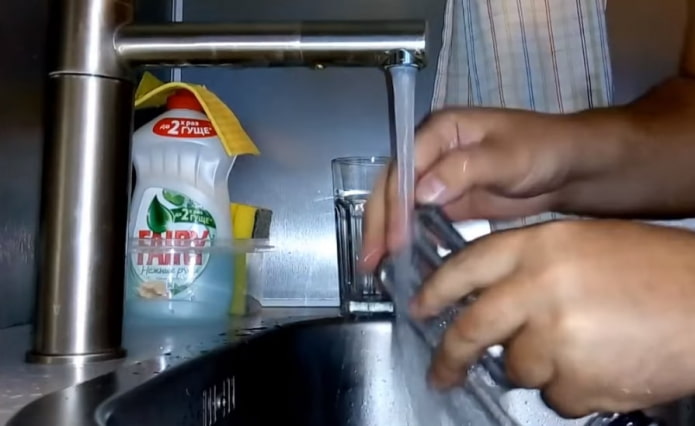 washing the heating element