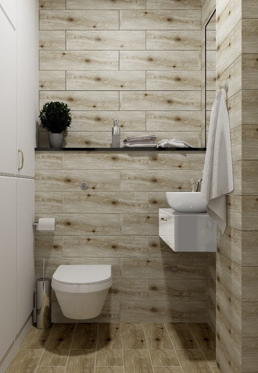grout for wood tiles in the interior