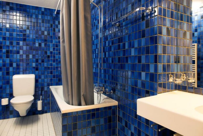Grout for tiles in the bathroom interior