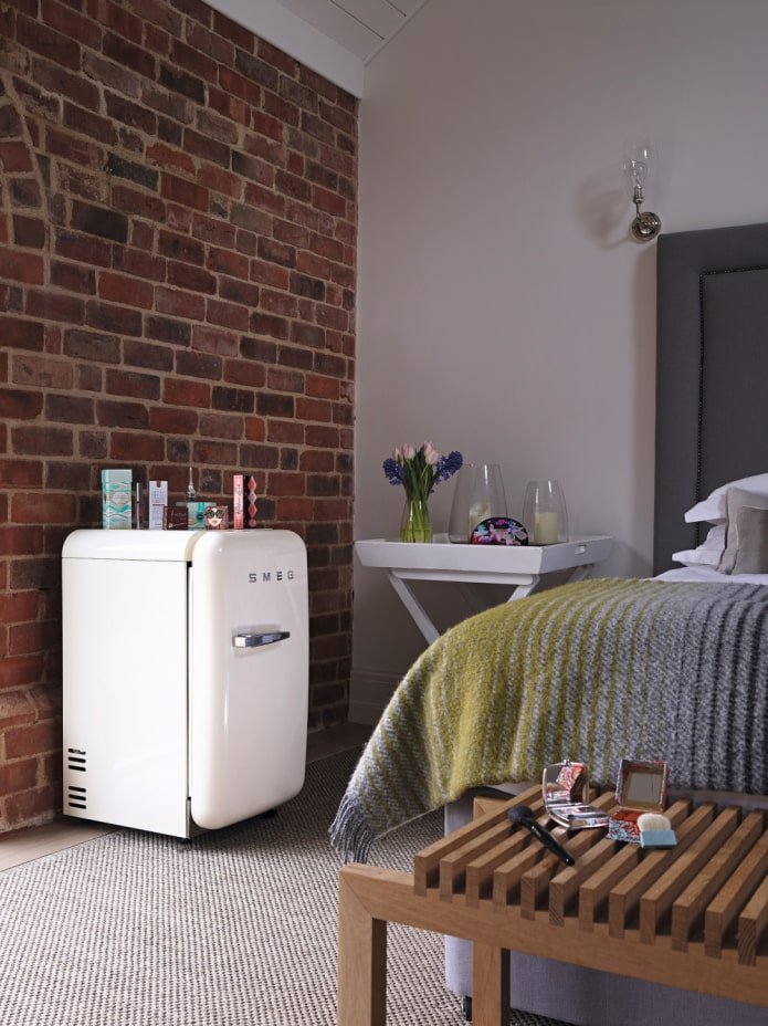 Refrigerator in the room