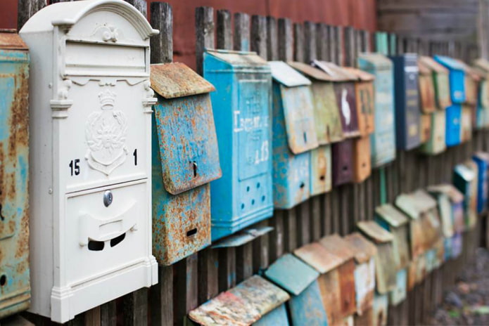Collection of mailboxes