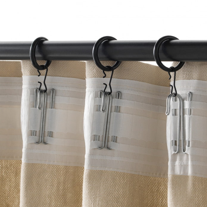 metal fittings for curtains