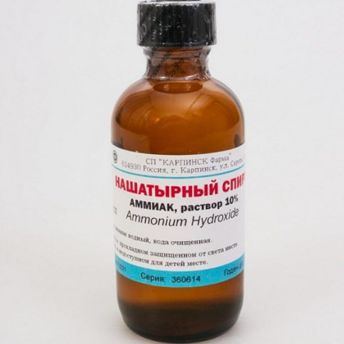 Ammonia against plaque
