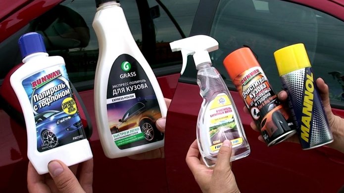Liquid polish for body work