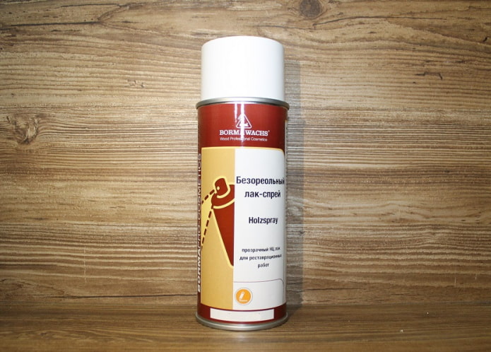 Varnish for restoration work