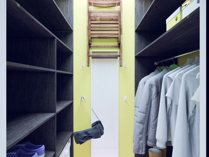 dressing room design 2.4 sq. m.