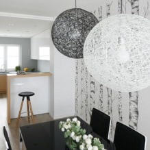 How to choose wallpaper for a small kitchen?-14