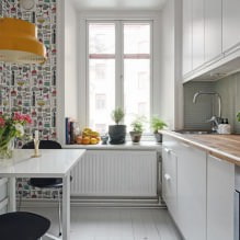 How to choose wallpaper for a small kitchen?-15