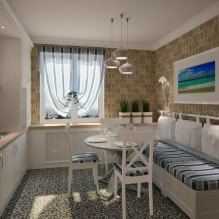 How to choose wallpaper for a small kitchen?-3