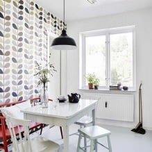 How to choose wallpaper for a small kitchens?-2