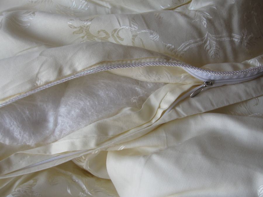silk-filled blanket