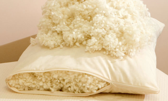 wool pillow for a child
