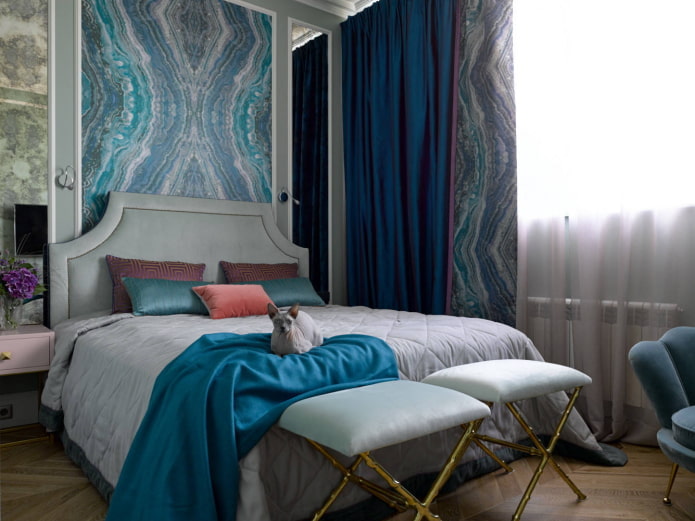 Curtains with lining