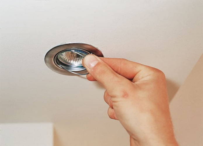 built-in light