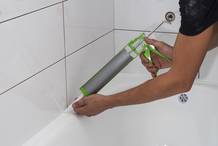 sealant for the joint of the bathroom