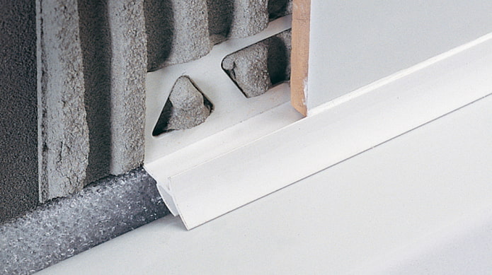 plastic corner for the bathroom