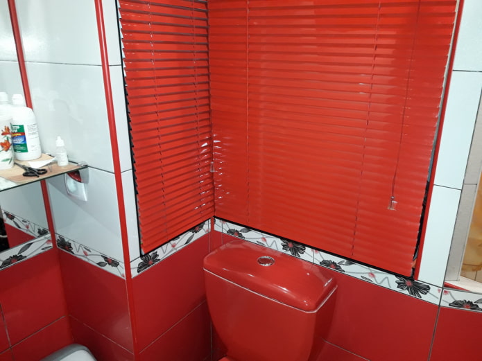 Red blinds