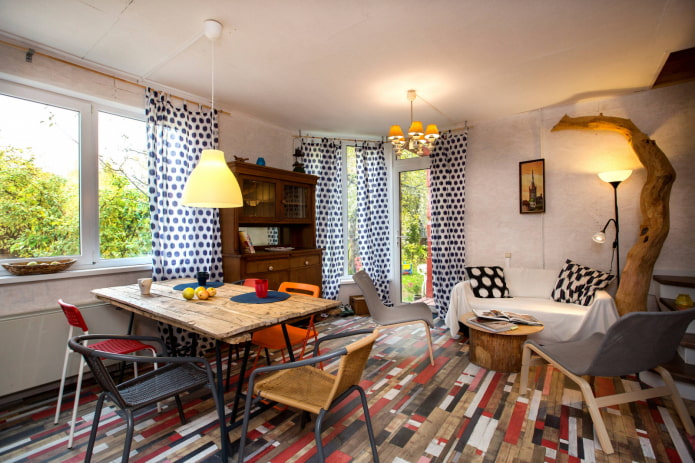 Dining room-living room