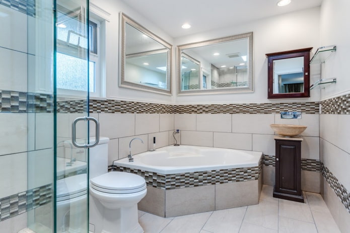 unusually shaped bathtub