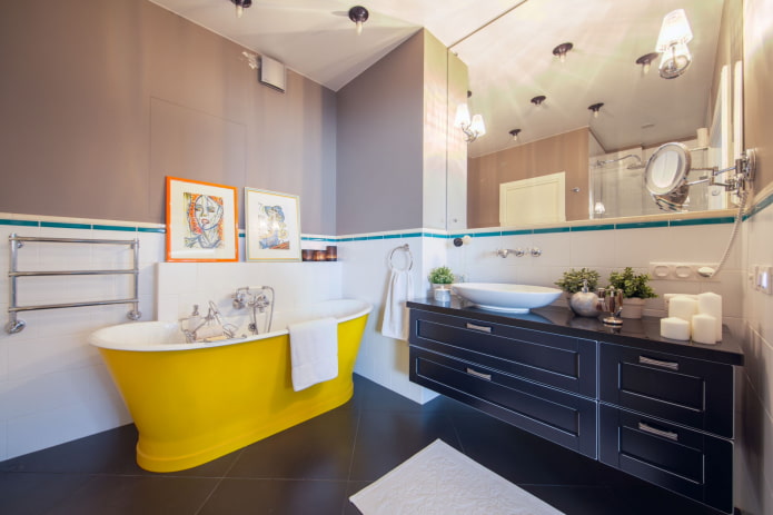 stylish bathtub