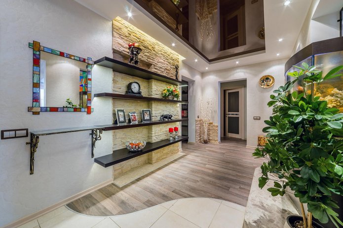 decorative stone finishing with plaster