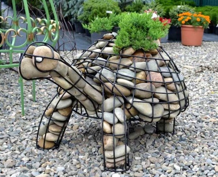 turtle made of stones