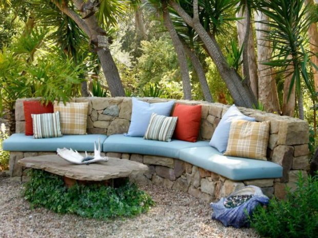 stone bench
