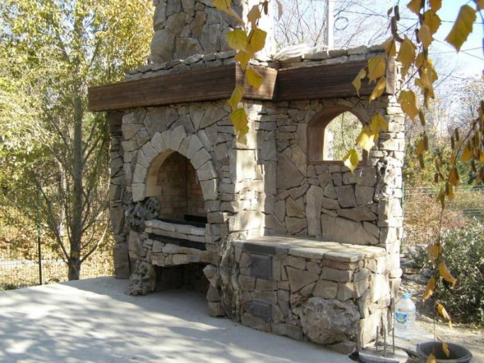 stone barbecue