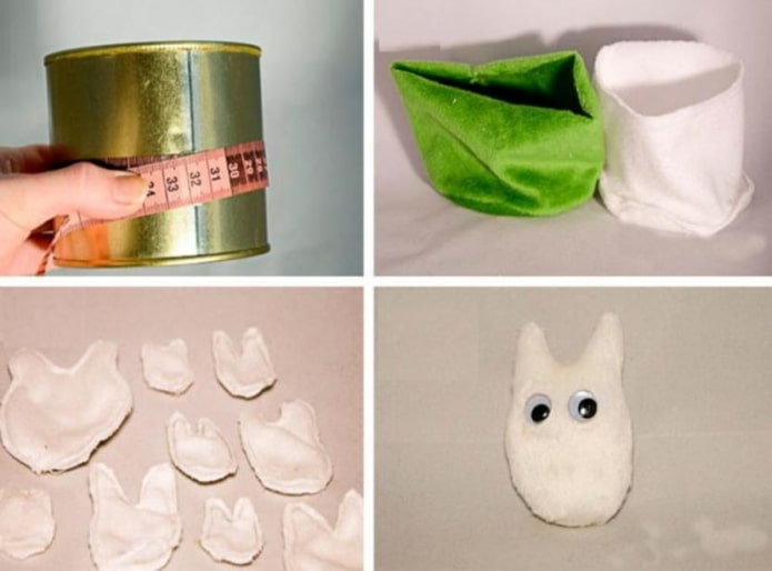 stages of making a pencil case