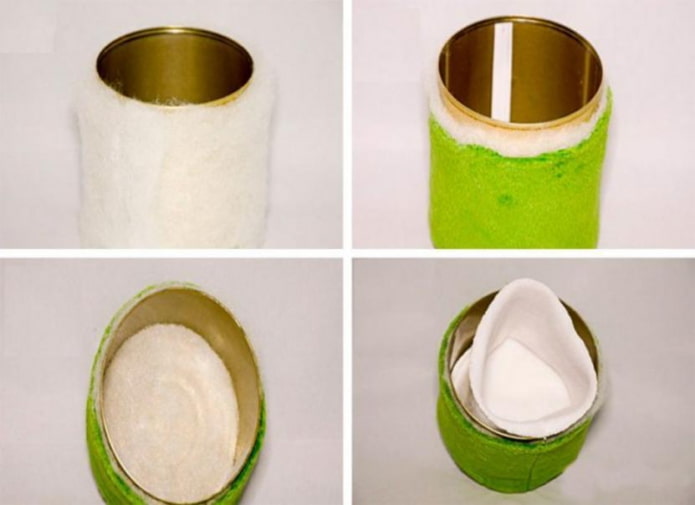 stages of making a pencil case