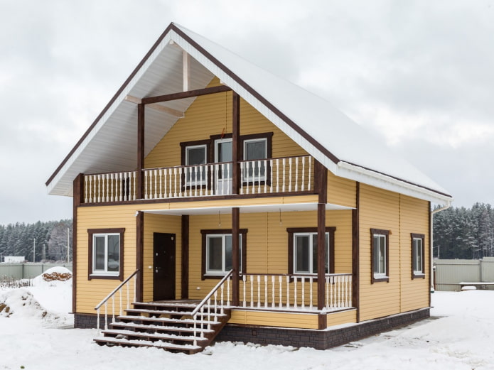 frame house cladding