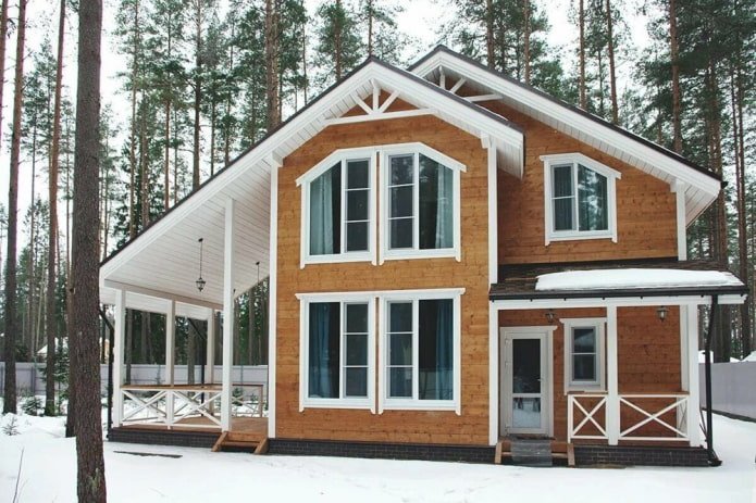 stylish frame house