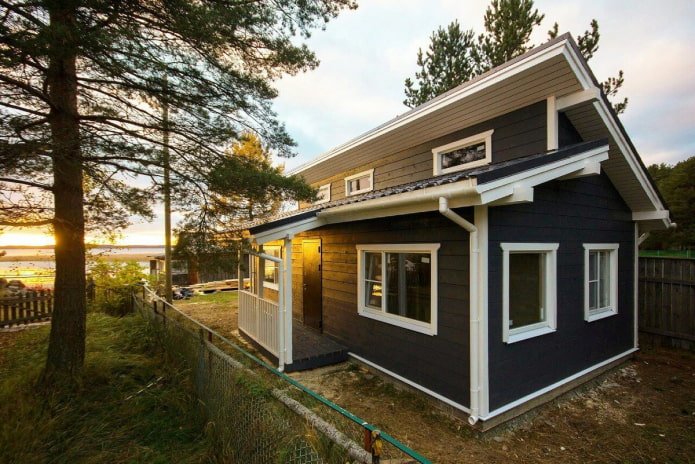 small frame house