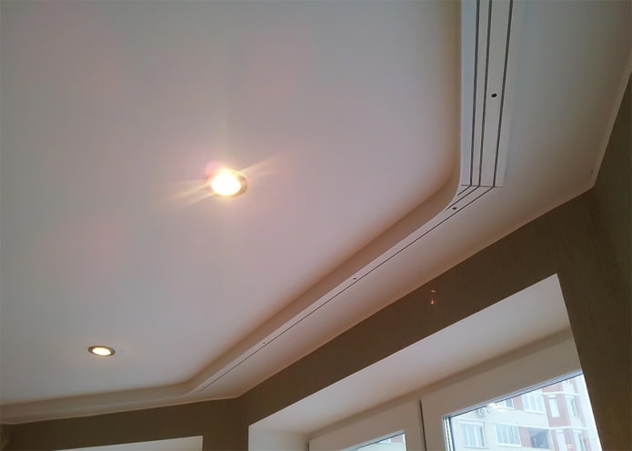 fastening the cornice to the ceiling