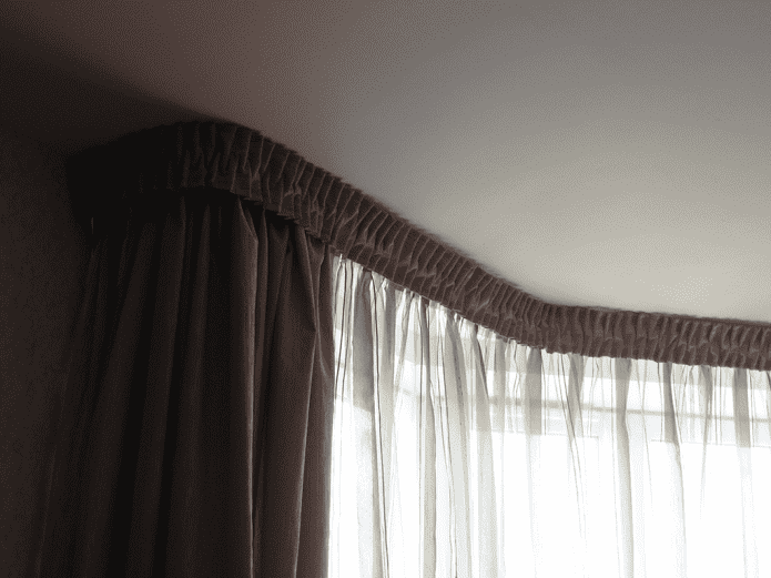 cornice for a bay window