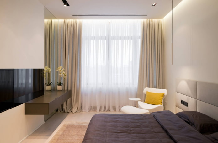 ceiling lighting in the bedroom