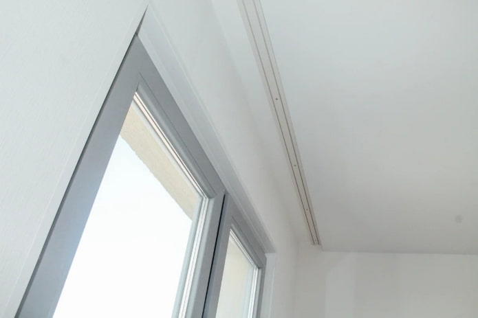 plastic cornice for stretch ceiling