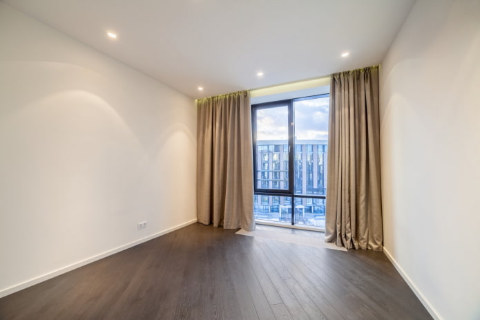 hidden cornice for curtains
