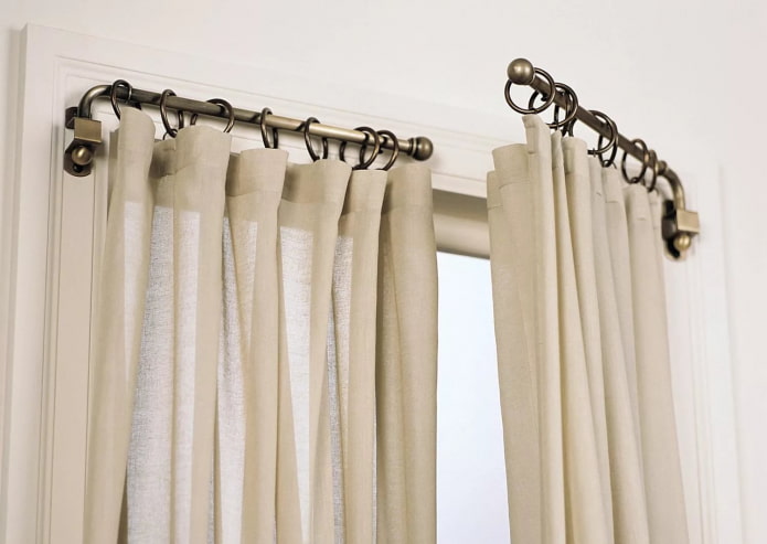 rotary curtain rod