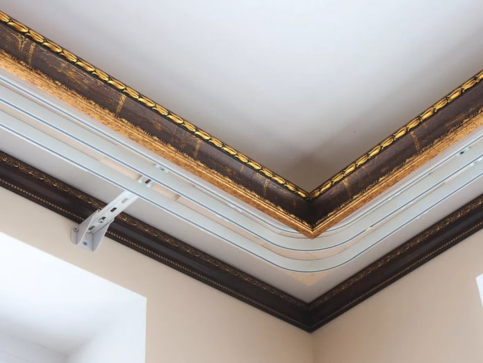 corner curtain rod