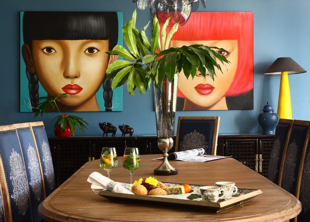 Paintings in the interior